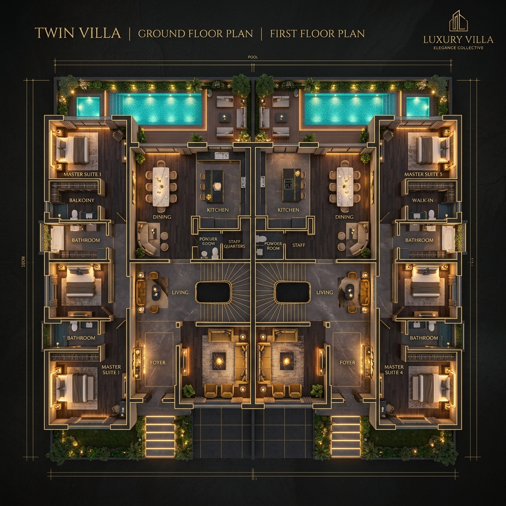 4 BHK Twin Villas